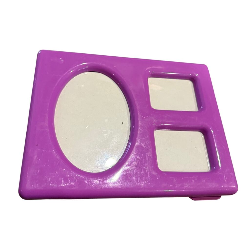 Vintage Tupperware Pink Collage Picture Frame #2258B-1 Nursery Multi Photo 80s